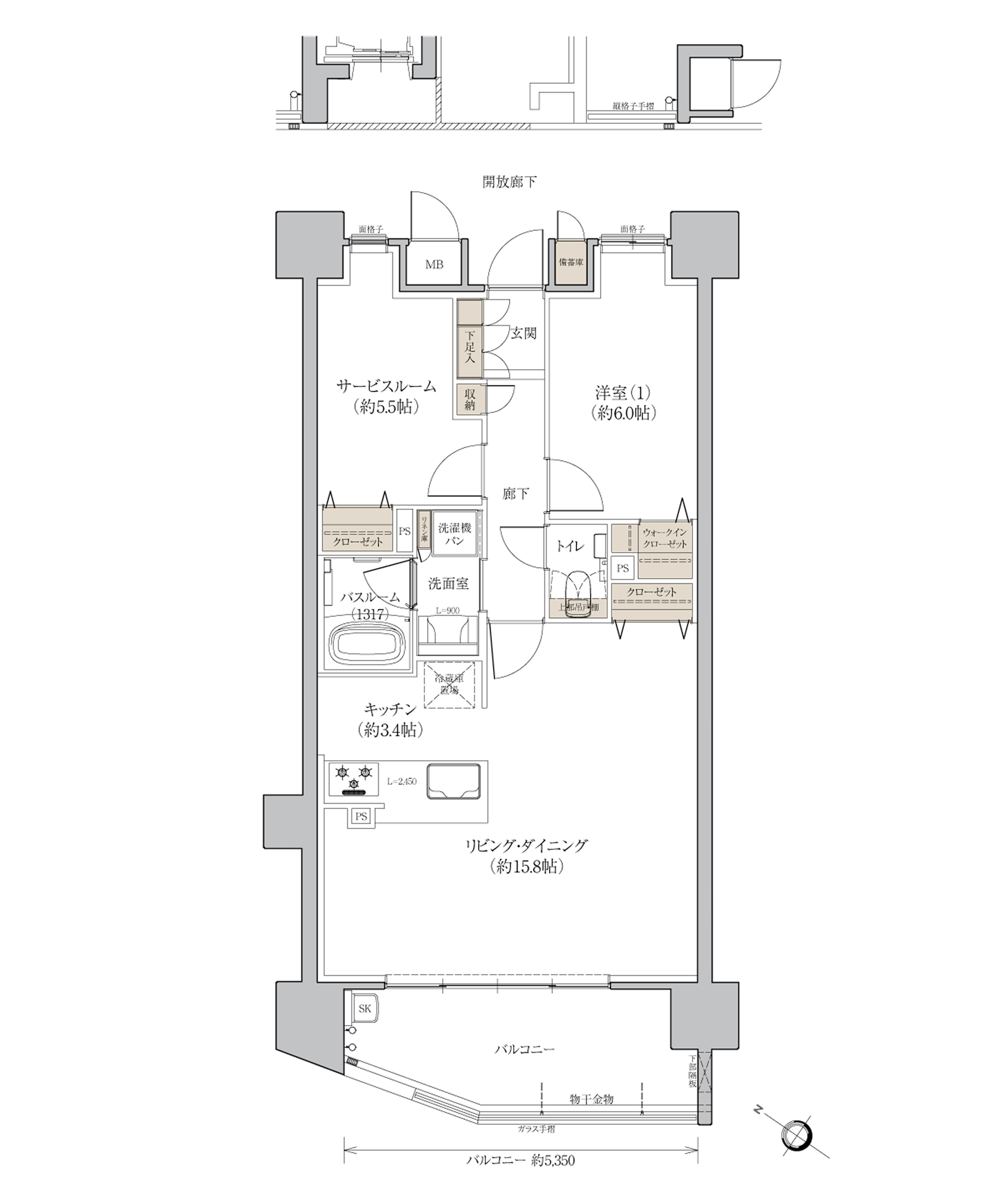 Btype wide living plan